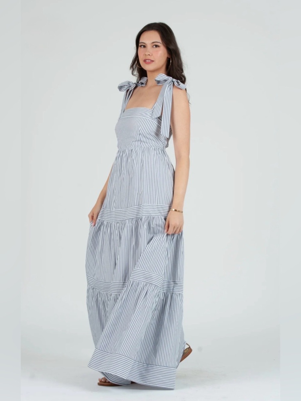 • by Together • Striped Sleeveless Maxi Dress • Size XL • NWOT •